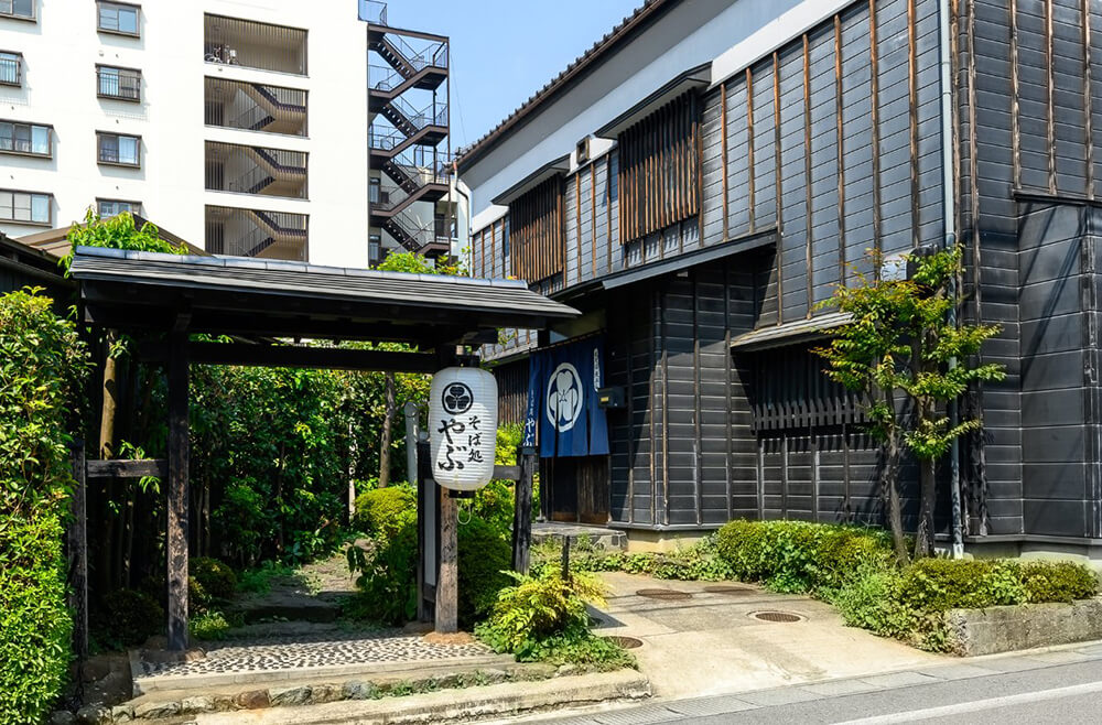 生そば通販「そば処やぶ」の本店