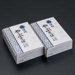 半生そば8人前 つゆ・七味のセットです。4人前の箱が二箱入っています。