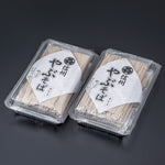 半生そば6人前 つゆ付のセットです。3人前のパックが2パック入っています。